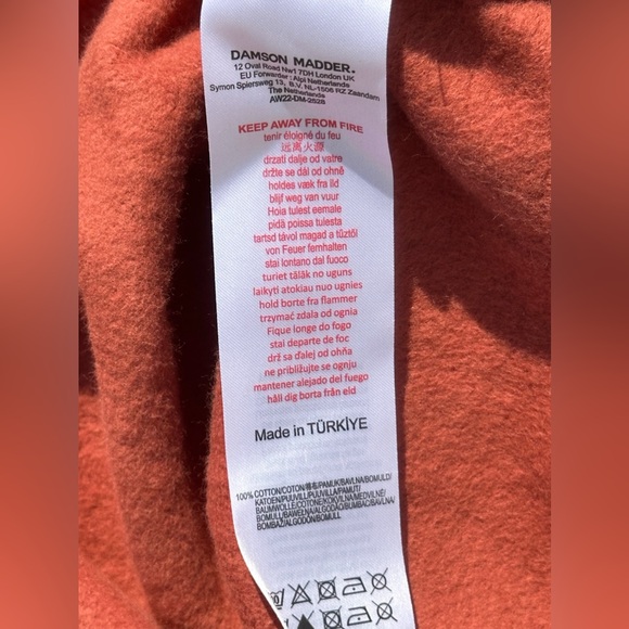 Damson Madder Flower Applique Crew Neck UNISEX Sweatshirt size medium by UO. NWT - Picture 13 of 14